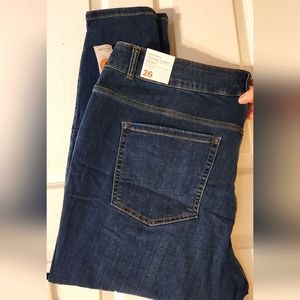 Lane Bryant T3 Magic Waistband High Rise Skinny Denim Jeans.  Size 26